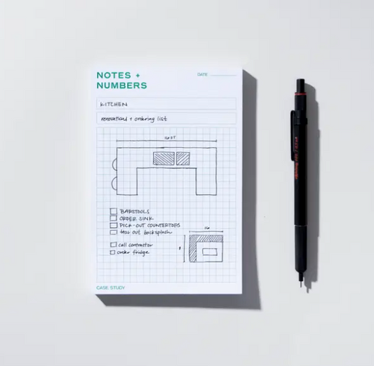 Gridded Tear-Off Notepad