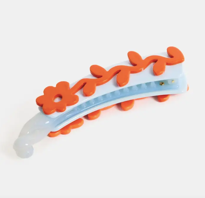 Banana Clip in Poppy Sky