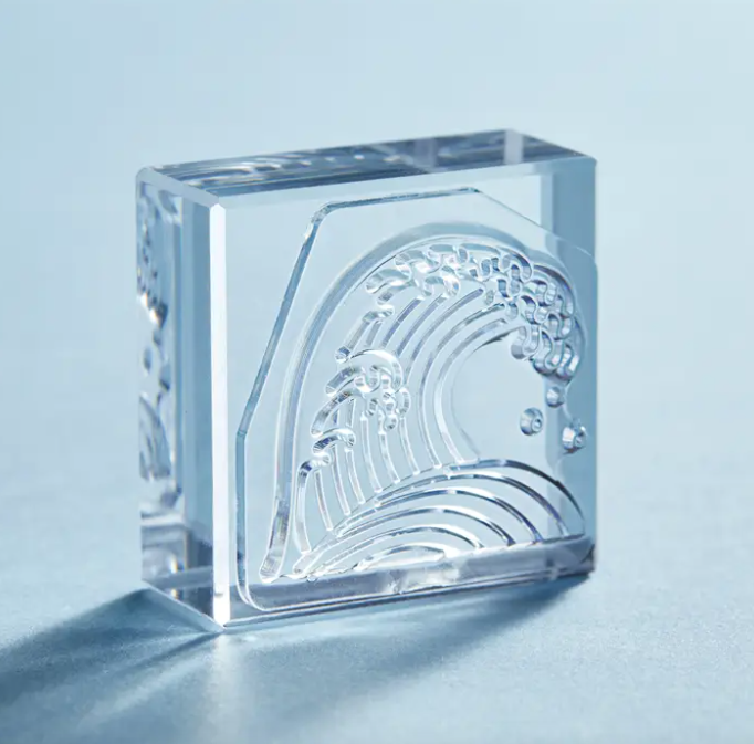 Crystal Clarity Stamp in Wave