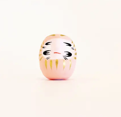 Mini Daruma in Pink