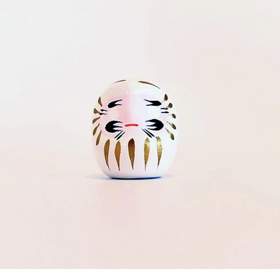 Mini Daruma in White