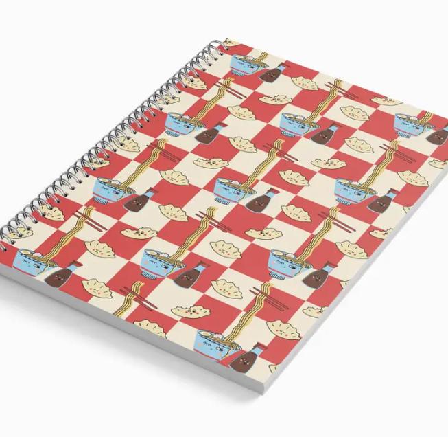 A5 Gyoza and Ramen Notebook