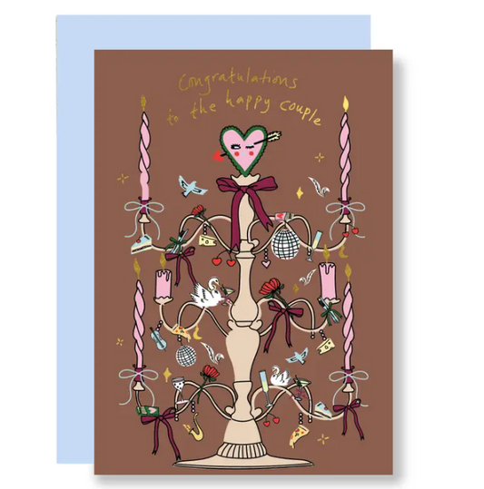 Wedding Candelabra Card