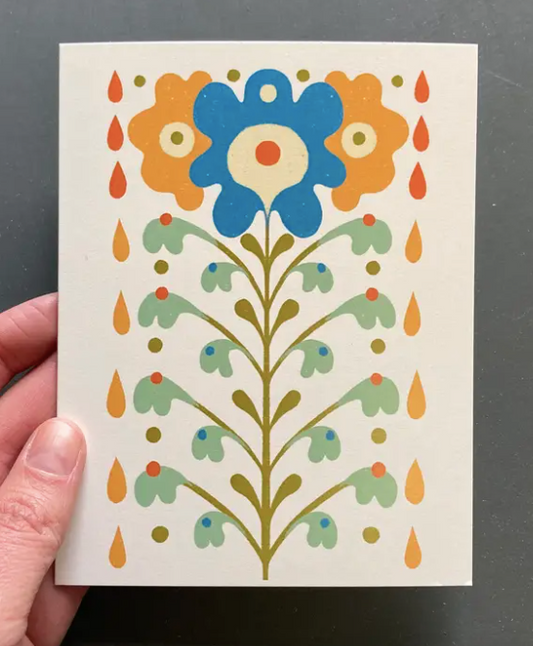Floral Iii Greeting Card