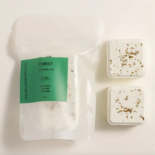 Forest Shower Steamers in Rosemary Fir