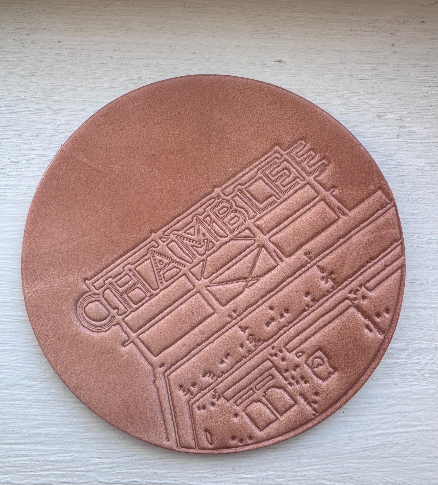 Chamblee Leather Coaster Sets