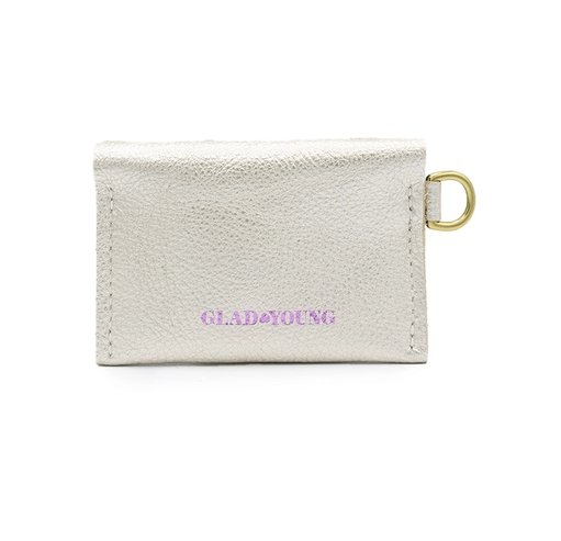 Dot Wallet in Champagne Leather