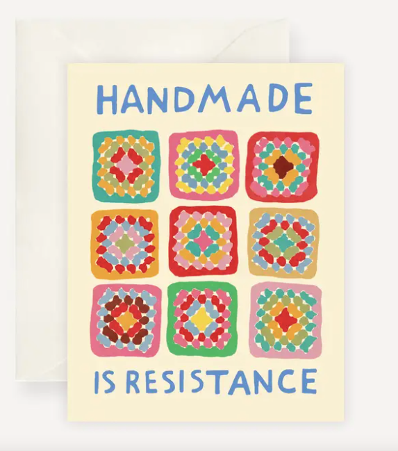 Handmade Is Resistance Card