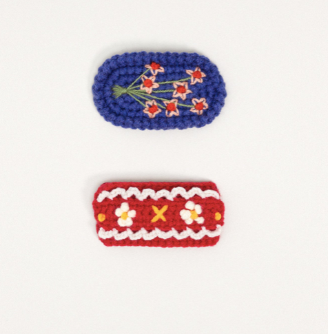 Polly Crochet Hair Clips
