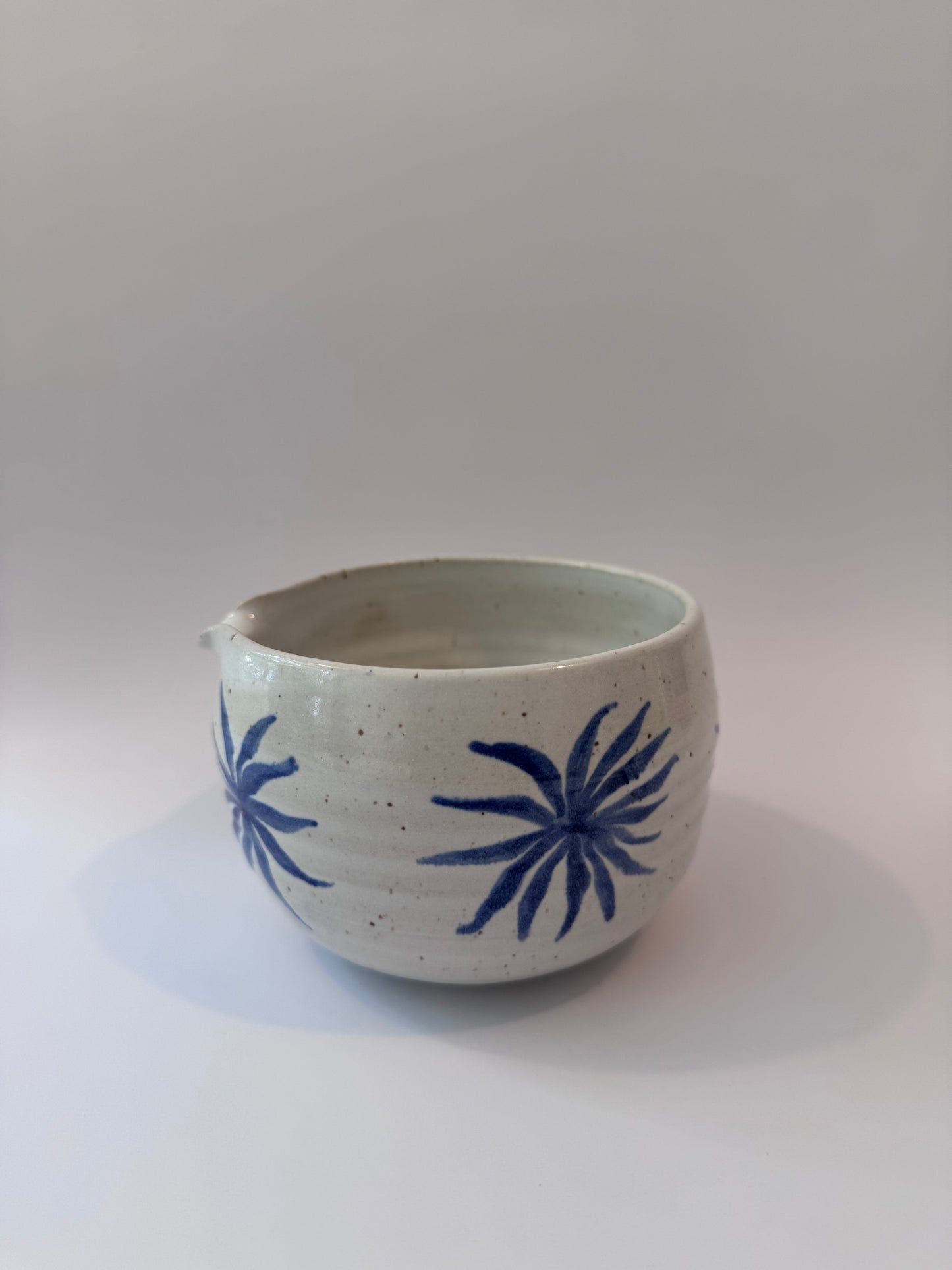 Blue Flower Chawan