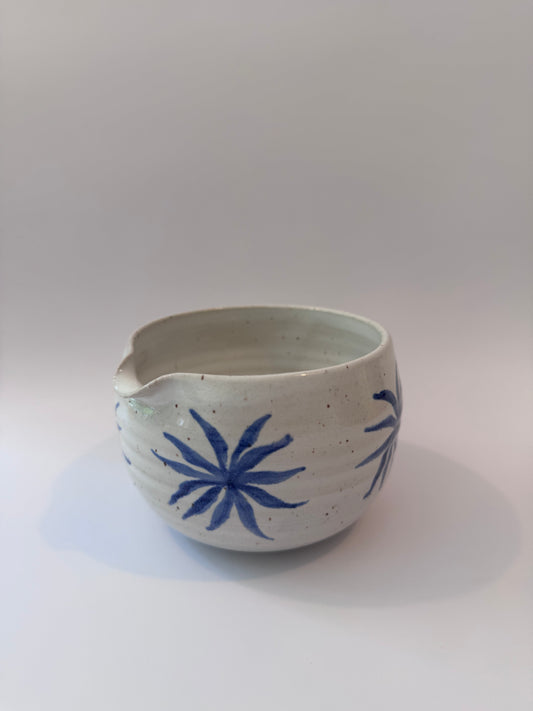 Blue Flower Chawan