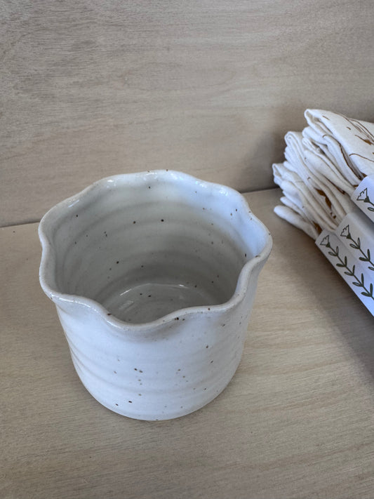 Espresso Pitcher in Ruffle Top