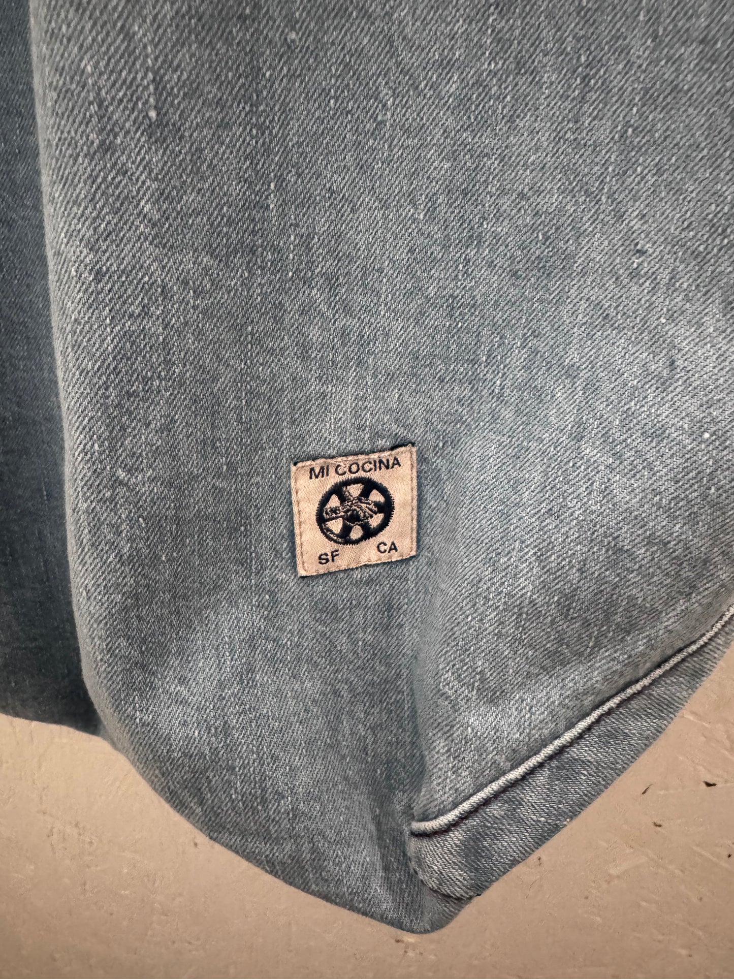 Denim Tote Bag in Light Vintage Wash