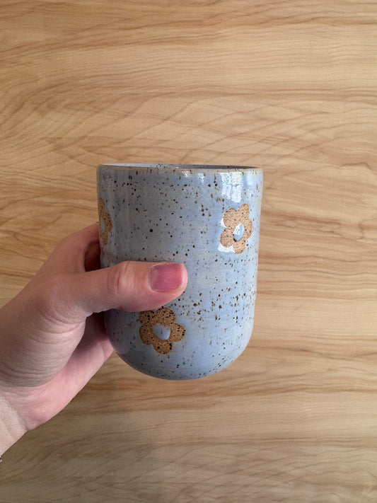 Daisy Tumbler in Blue Speckle