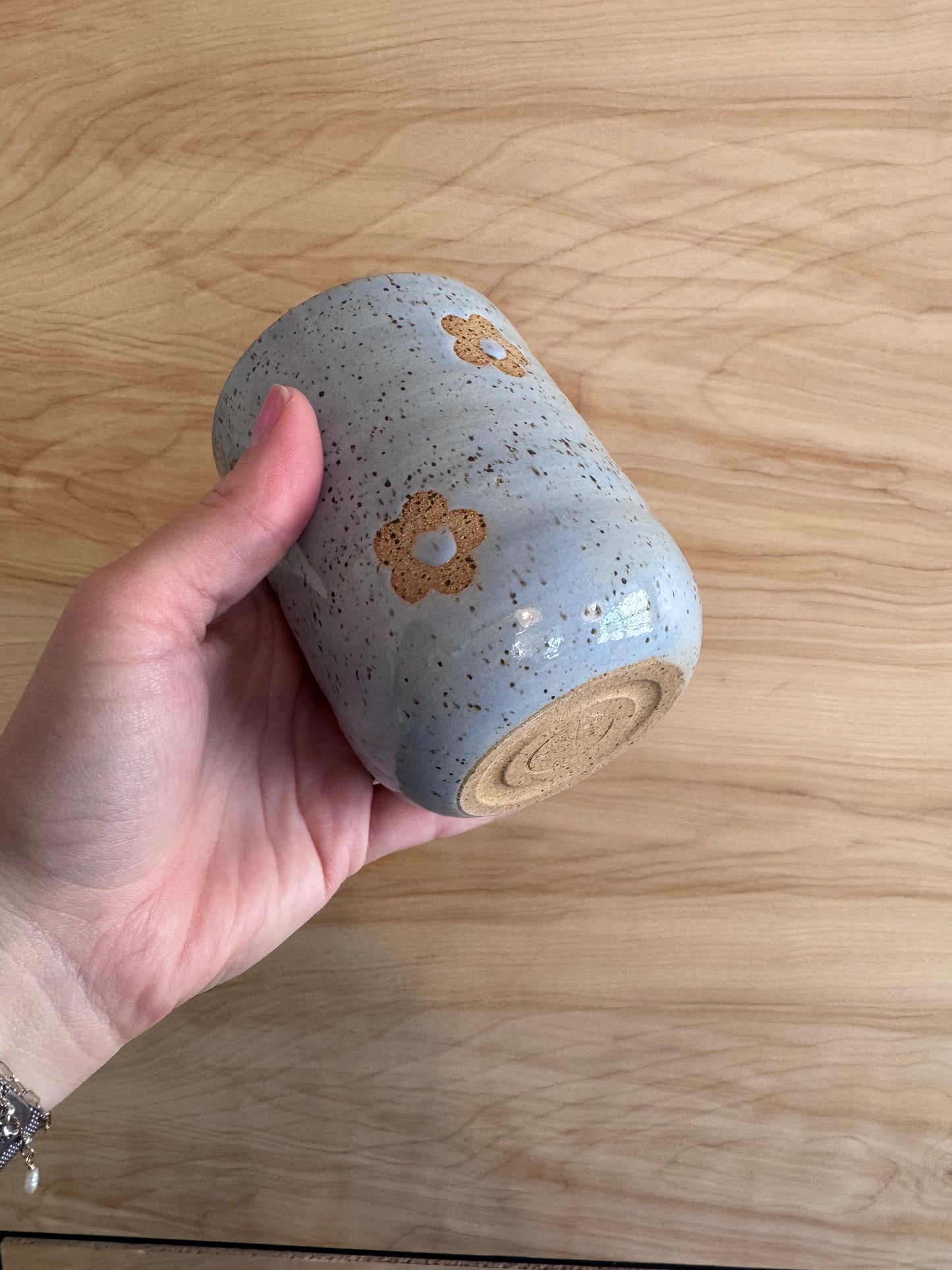 Daisy Tumbler in Blue Speckle