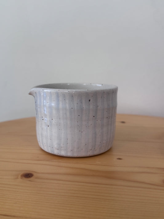 Espresso Pitcher in Blue Stripe