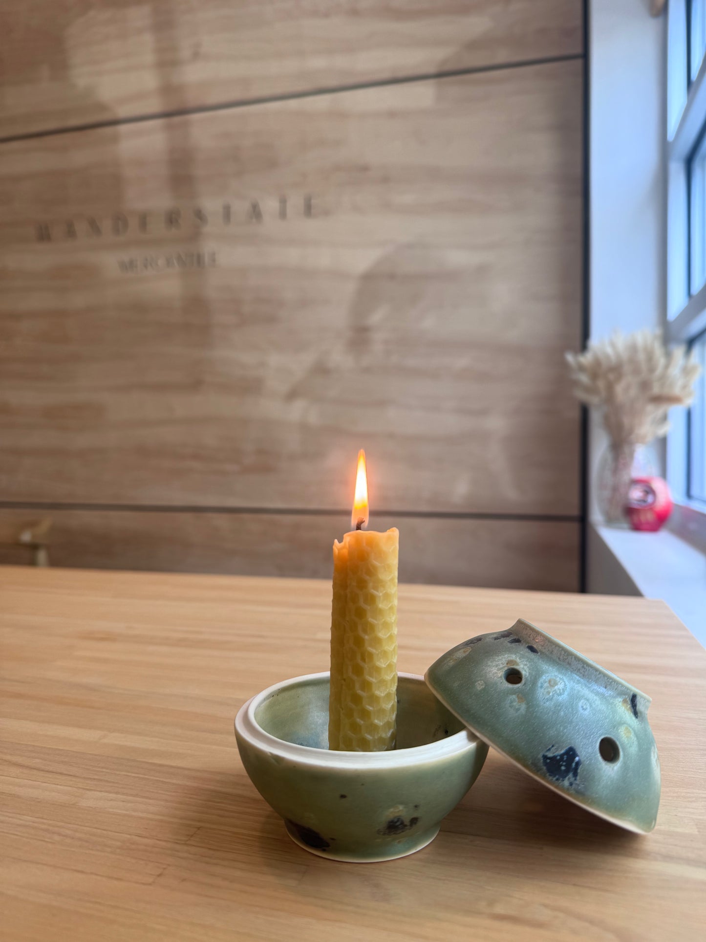 Stubby Beeswax Candles