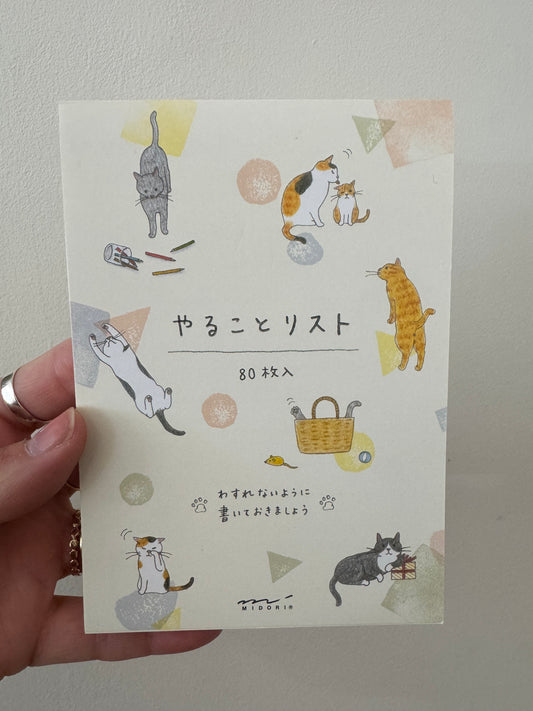Cats To-Do List Pad