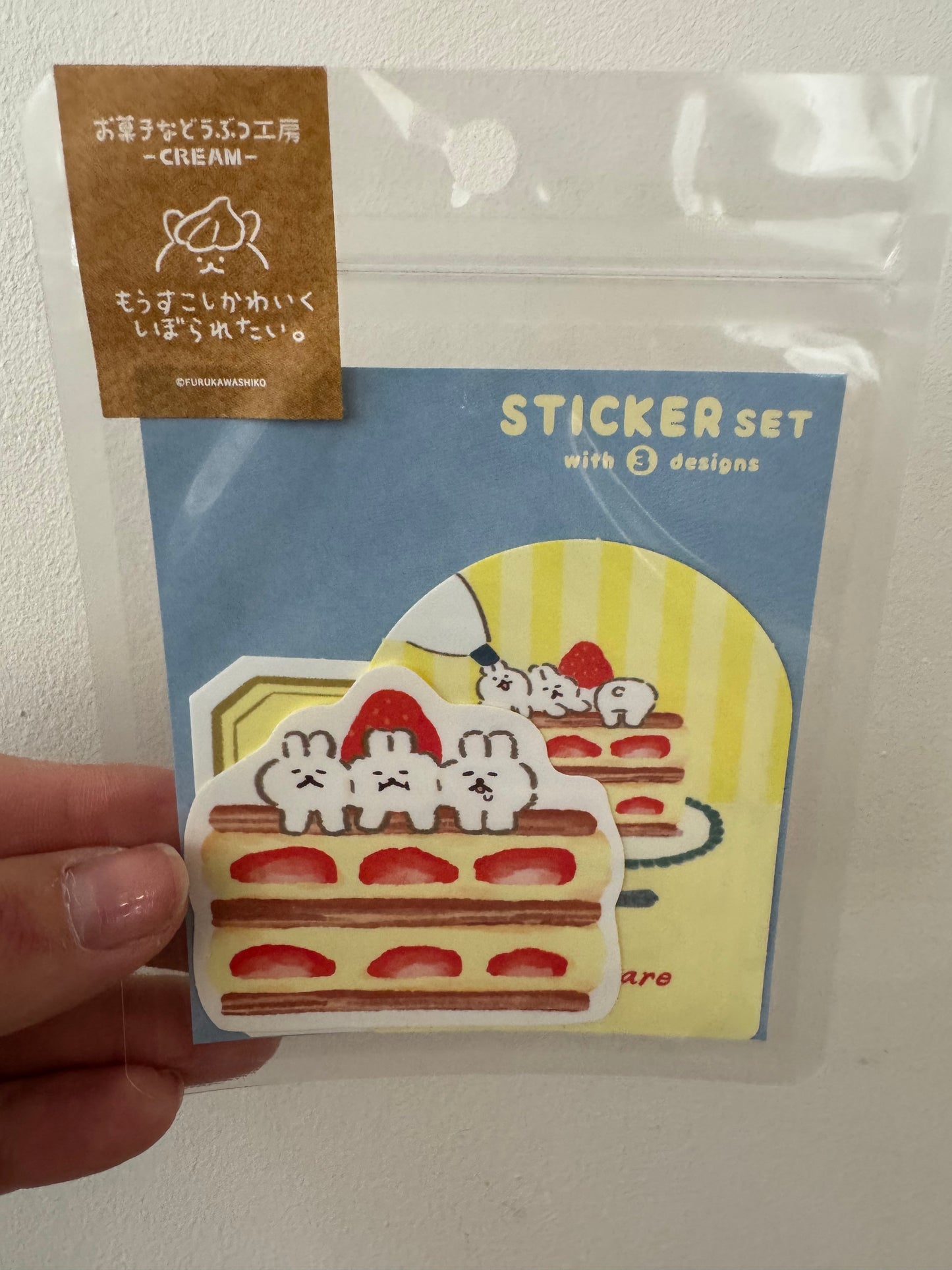 Rabbit Cream Puff x FURUKAWA Sticker Pack
