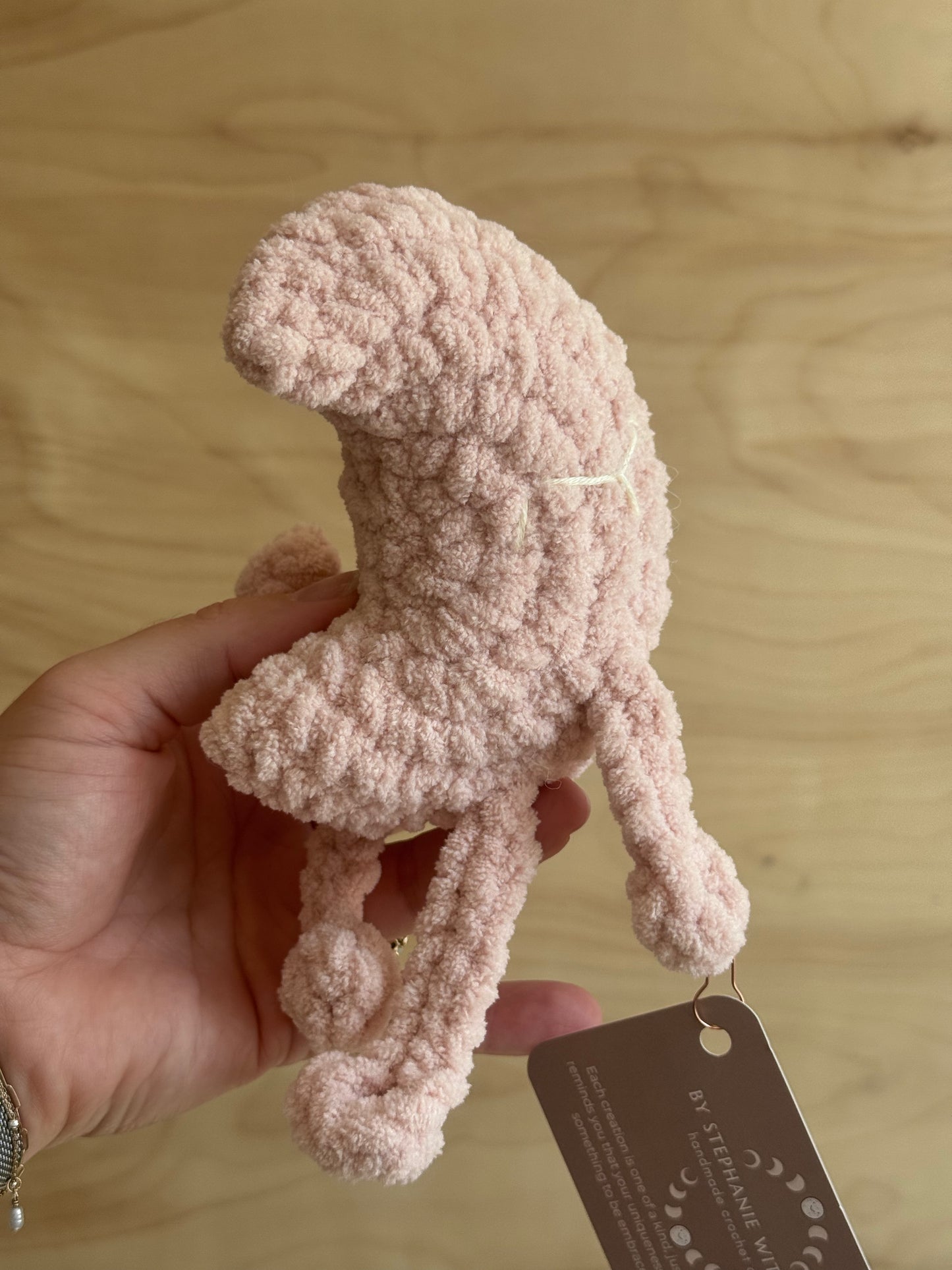 Crescent Moon Snuggly with Rattle
