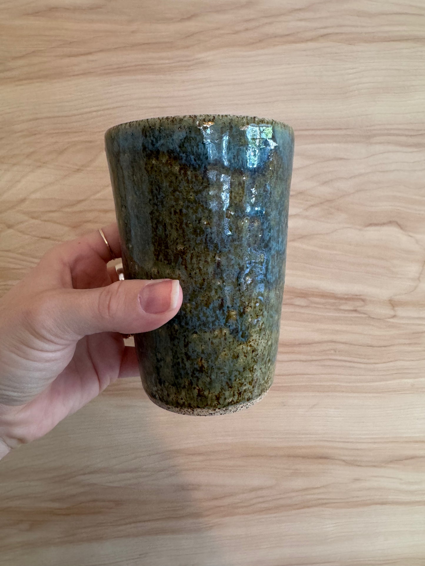 Blue Lagoon Ceramic Tumbler