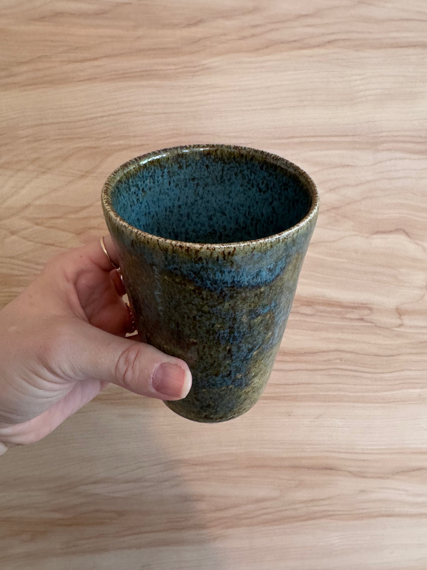 Blue Lagoon Ceramic Tumbler