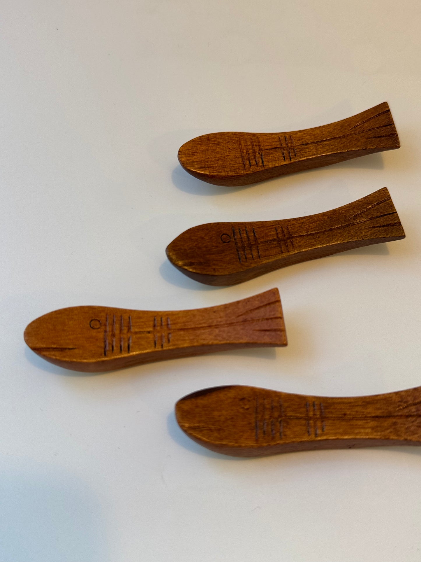 Wooden Fish Chopstick Rests