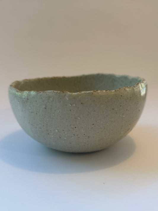 Japanese Ceramic Bowl in Moon White