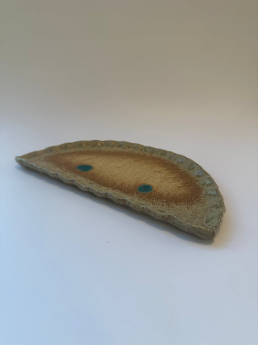 Gyoza Shaped Japanese Plate