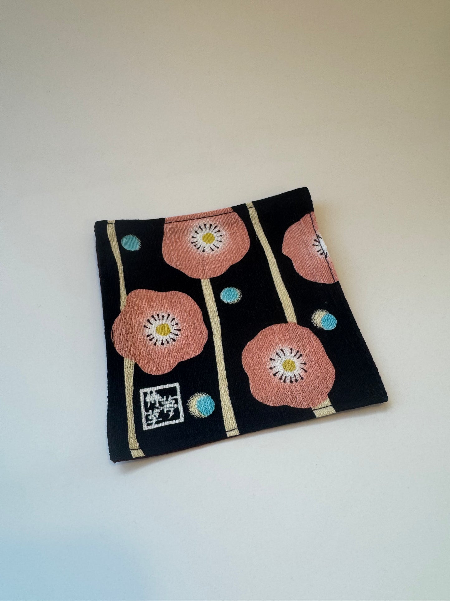 Japanese Fabric Coasters - Plum Pink