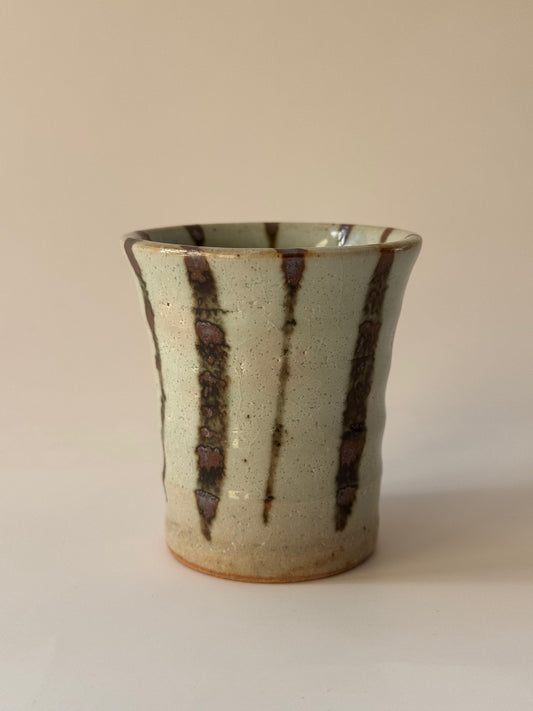 Mini Japanese Cup-  Grass Pattern