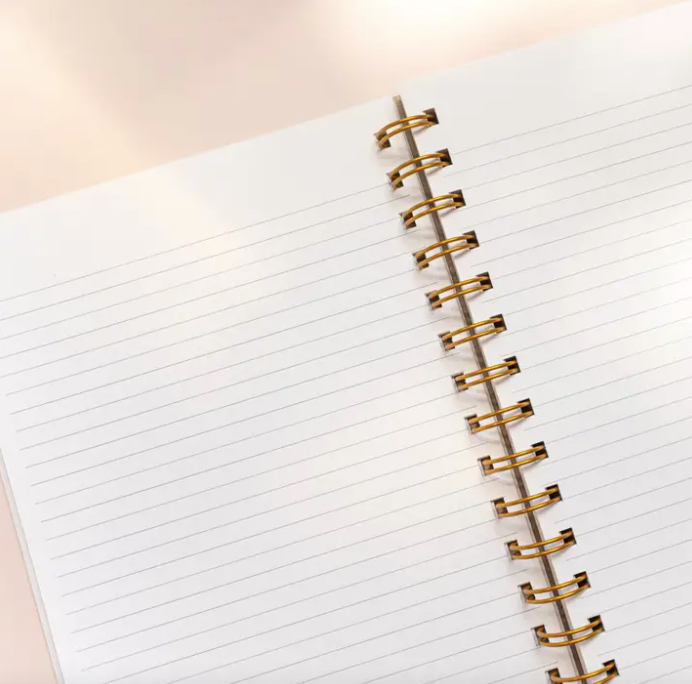 Ice Pebble Lined Notebook