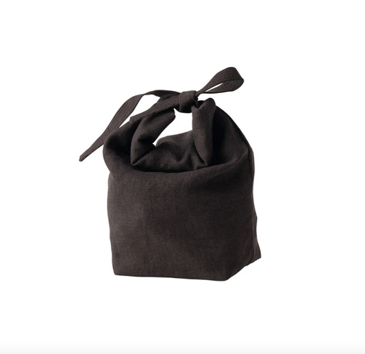 Small Futo Bread Bag in Charcoal