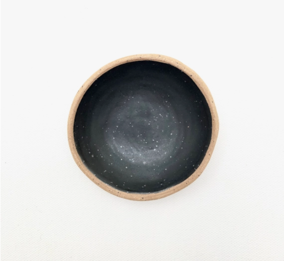 Ceramic Trinket Dish, Black