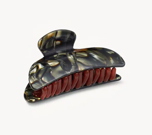 Midi Claw in Midnight Horn