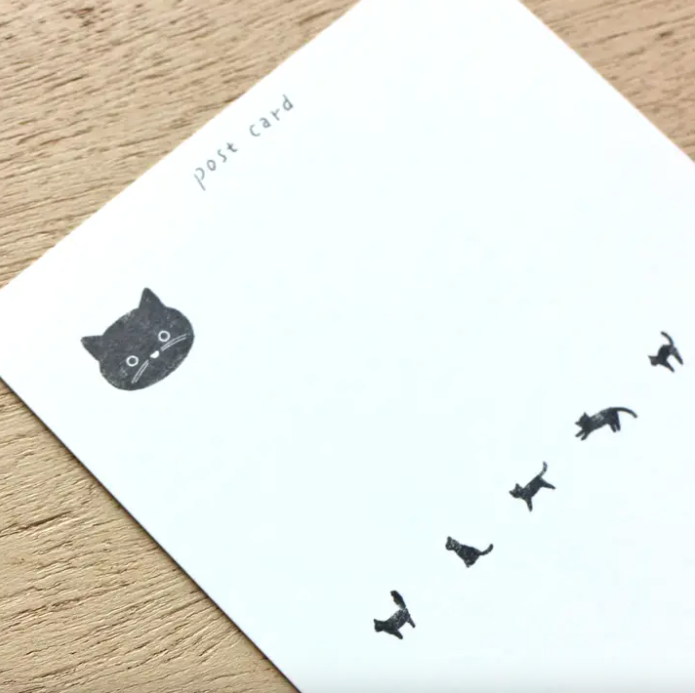 'Meow' Postcard Writing Pad