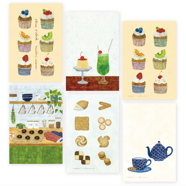 'Three O'Clock' Postcard Writing Pad