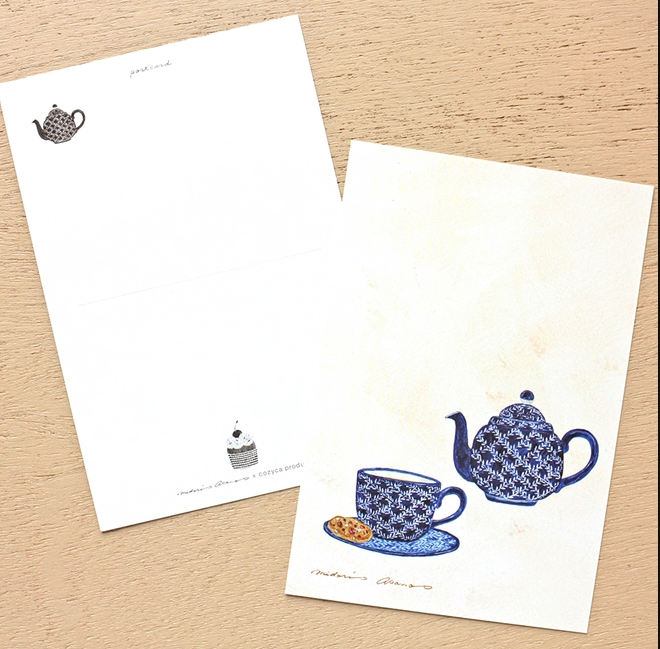 'Three O'Clock' Postcard Writing Pad