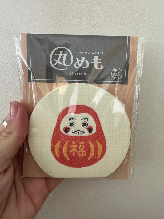 Daruma Memo Pad