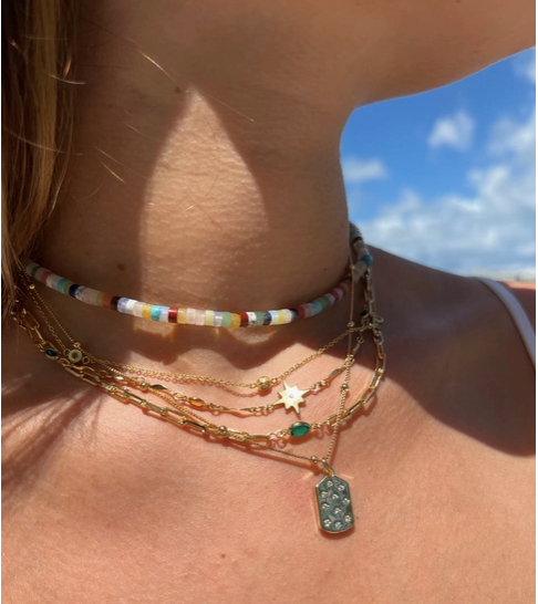 Amazonite Gemstone Choker Necklace