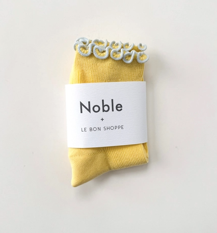 Noble x Le Bon Shoppe Petite Ruffled Sock