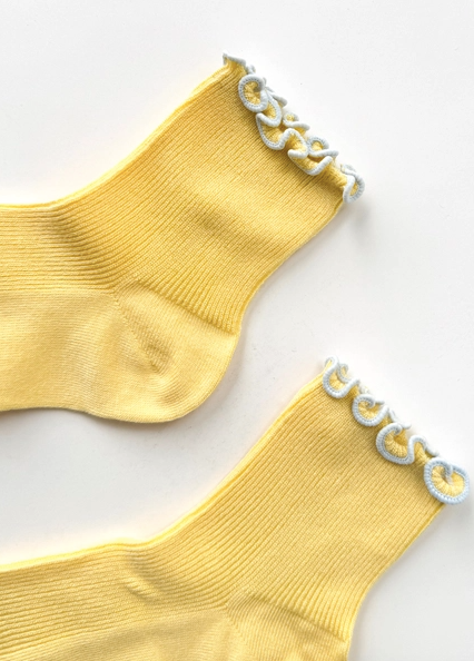 Noble x Le Bon Shoppe Petite Ruffled Sock