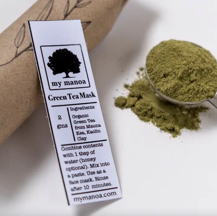 Organic Green Tea and Kaolin Clay Mask