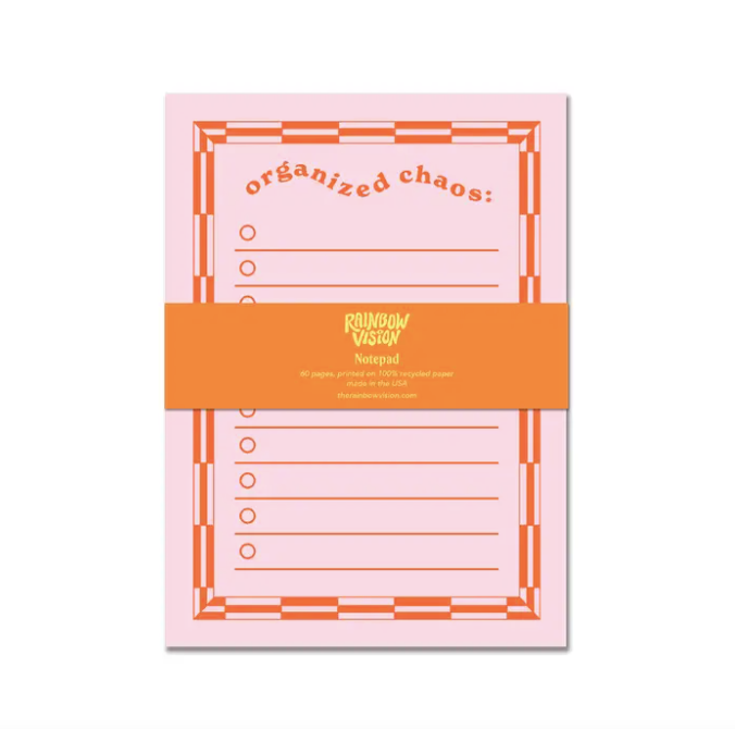 Organized Chaos Notepad