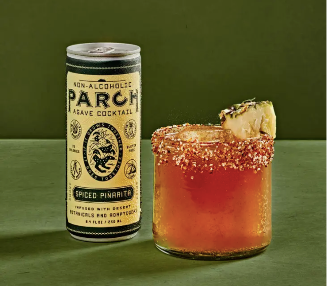 Non-Alcoholic Spiced Piñarita Cocktail