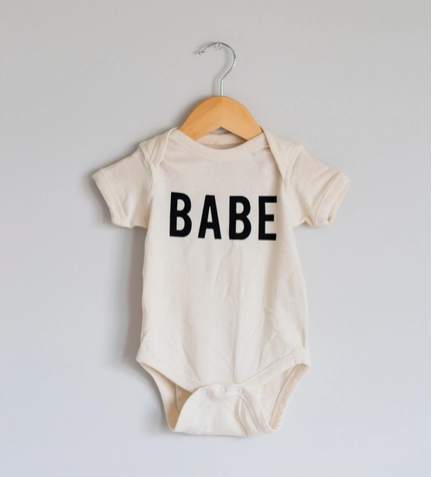 BABE Onesie, Cream