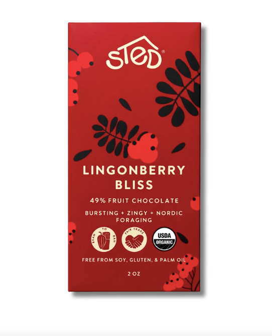 Mini Lingonberry Bliss Chocolate Bar