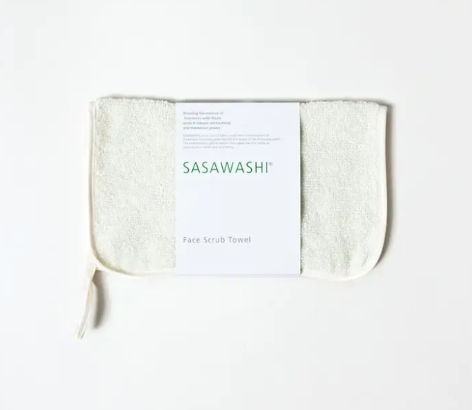 Sasawashi Face Scrub Towel