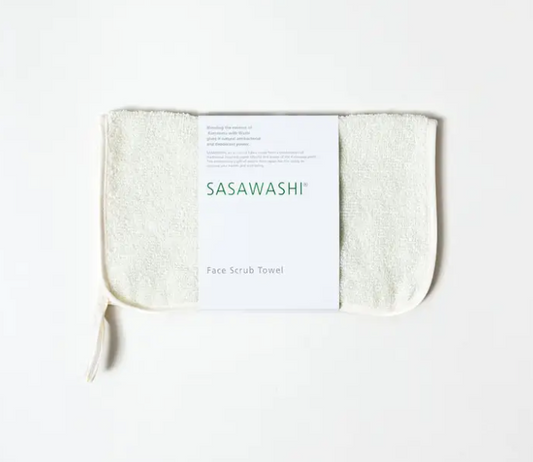 Sasawashi Face Scrub Towel