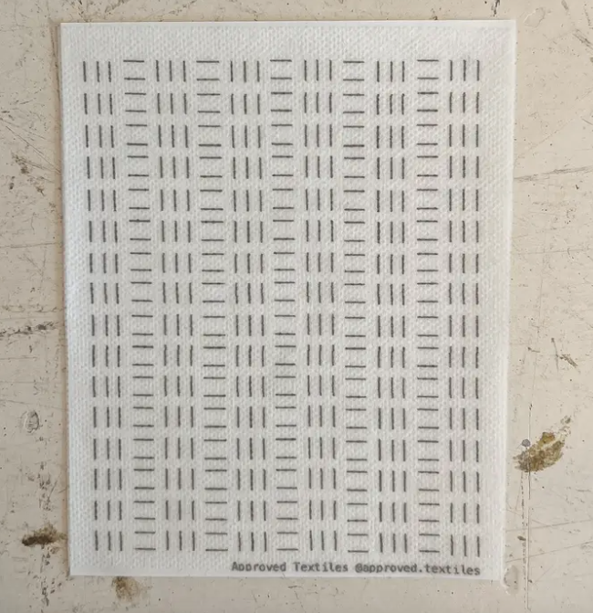 Vertical Dashes Mending + Embellishment Transfers